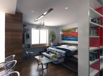 Планировка 1-й (однокомнатной) квартиры (210+ Фото). Стили от «А» до «Я» для хрущевок небольшого размера