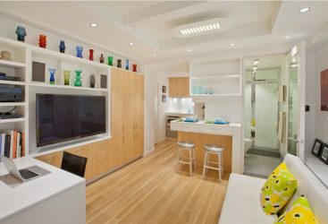 Планировка 1-й (однокомнатной) квартиры (210+ Фото). Стили от «А» до «Я» для хрущевок небольшого размера