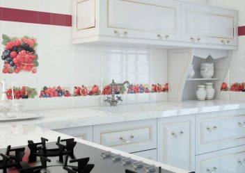 Керамическая плитка для фартука на кухню. Современный дизайн и Советы специалистов + 180 ФОТО