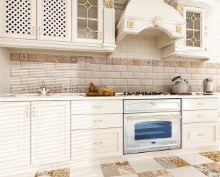 Керамическая плитка для фартука на кухню. Современный дизайн и Советы специалистов + 180 ФОТО