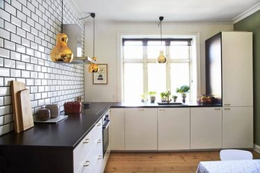 Кабанчик в интерьере: Особенности и способы укладки (кухонный фартук, пол, ванная, стены). В чем секрет популярности? (120+Фото)