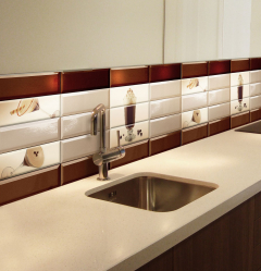 Кабанчик в интерьере: Особенности и способы укладки (кухонный фартук, пол, ванная, стены). В чем секрет популярности? (120+Фото)