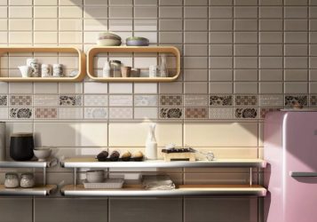 Кабанчик в интерьере: Особенности и способы укладки (кухонный фартук, пол, ванная, стены). В чем секрет популярности? (120+Фото)