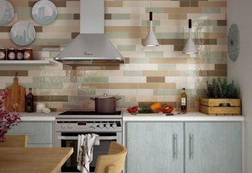 Кабанчик в интерьере: Особенности и способы укладки (кухонный фартук, пол, ванная, стены). В чем секрет популярности? (120+Фото)