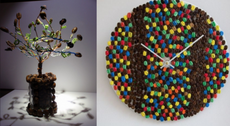 Самые необычные и интересные поделки из кофе и кофейных зерен на 5+. Легкие мастер-классы для начинающих пошагово (130+Фото)