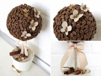 Самые необычные и интересные поделки из кофе и кофейных зерен на 5+. Легкие мастер-классы для начинающих пошагово (130+Фото)
