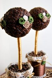 Самые необычные и интересные поделки из кофе и кофейных зерен на 5+. Легкие мастер-классы для начинающих пошагово (130+Фото)