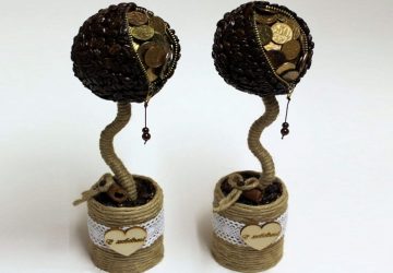 Самые необычные и интересные поделки из кофе и кофейных зерен на 5+. Легкие мастер-классы для начинающих пошагово (130+Фото)