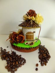 Самые необычные и интересные поделки из кофе и кофейных зерен на 5+. Легкие мастер-классы для начинающих пошагово (130+Фото)