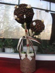 Самые необычные и интересные поделки из кофе и кофейных зерен на 5+. Легкие мастер-классы для начинающих пошагово (130+Фото)