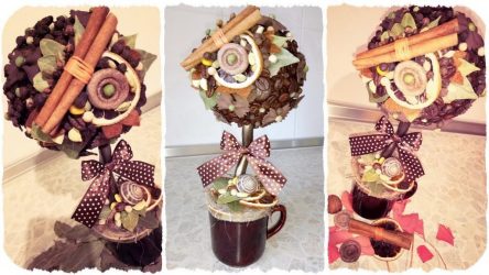 Самые необычные и интересные поделки из кофе и кофейных зерен на 5+. Легкие мастер-классы для начинающих пошагово (130+Фото)