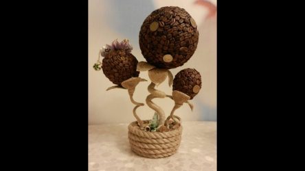 Самые необычные и интересные поделки из кофе и кофейных зерен на 5+. Легкие мастер-классы для начинающих пошагово (130+Фото)