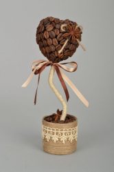 Самые необычные и интересные поделки из кофе и кофейных зерен на 5+. Легкие мастер-классы для начинающих пошагово (130+Фото)