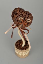 Самые необычные и интересные поделки из кофе и кофейных зерен на 5+. Легкие мастер-классы для начинающих пошагово (130+Фото)