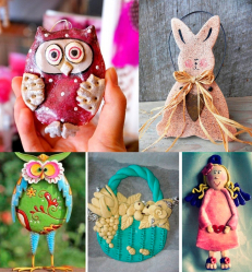 Новогодние поделки из теста своими руками: Простой и веселый досуг (145+Фото). Все секреты для увлекательной и удачной работы