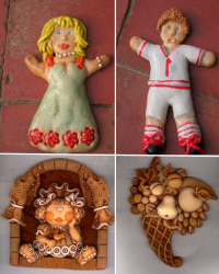 Новогодние поделки из теста своими руками: Простой и веселый досуг (145+Фото). Все секреты для увлекательной и удачной работы