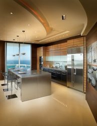 Дизайн потолка на кухне (натяжной, пластиковый, из гипсокартона). Какой лучше сделать + 180 ФОТО