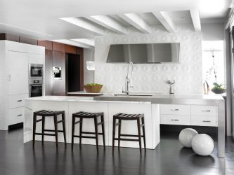 Дизайн потолка на кухне (натяжной, пластиковый, из гипсокартона). Какой лучше сделать + 180 ФОТО