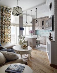 Дизайн потолка на кухне (натяжной, пластиковый, из гипсокартона). Какой лучше сделать + 180 ФОТО