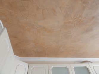 Дизайн потолка на кухне (натяжной, пластиковый, из гипсокартона). Какой лучше сделать + 180 ФОТО