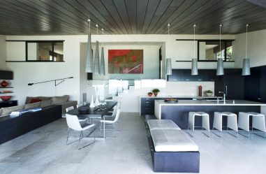 Дизайн потолка на кухне (натяжной, пластиковый, из гипсокартона). Какой лучше сделать + 180 ФОТО