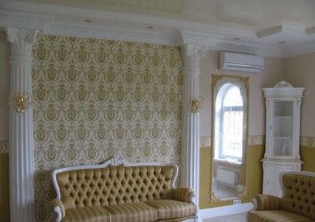 Потолочный плинтус: Как выбрать и приклеить?180+ (Фото) Дизайнов для разных потолков