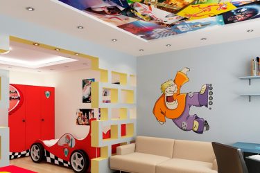 Потолок в комнате (натяжной, пластиковый, из гипсокартона, штукатурка). Беспроигрышные варианты дизайна + 310 ФОТО