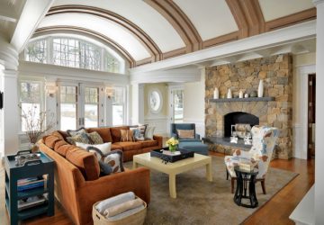 Потолок в комнате (натяжной, пластиковый, из гипсокартона, штукатурка). Беспроигрышные варианты дизайна + 310 ФОТО