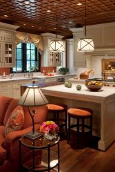 Потолок в комнате (натяжной, пластиковый, из гипсокартона, штукатурка). Беспроигрышные варианты дизайна + 310 ФОТО