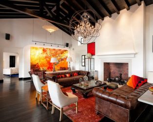 Потолок в комнате (натяжной, пластиковый, из гипсокартона, штукатурка). Беспроигрышные варианты дизайна + 310 ФОТО