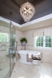 Потолок в комнате (натяжной, пластиковый, из гипсокартона, штукатурка). Беспроигрышные варианты дизайна + 310 ФОТО