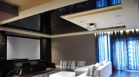 Потолок в комнате (натяжной, пластиковый, из гипсокартона, штукатурка). Беспроигрышные варианты дизайна + 310 ФОТО