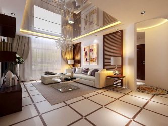 Потолок в комнате (натяжной, пластиковый, из гипсокартона, штукатурка). Беспроигрышные варианты дизайна + 310 ФОТО