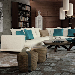 Пуфики для разных комнат как оригинальный предмет интерьера – варианты, советы, 235+ (Фото). Роскошное и практичное дополнение