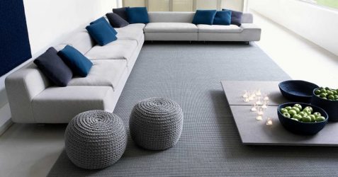 Пуфики для разных комнат как оригинальный предмет интерьера – варианты, советы, 235+ (Фото). Роскошное и практичное дополнение