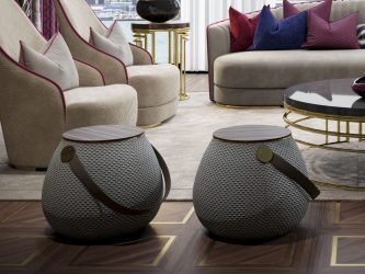 Пуфики для разных комнат как оригинальный предмет интерьера – варианты, советы, 235+ (Фото). Роскошное и практичное дополнение