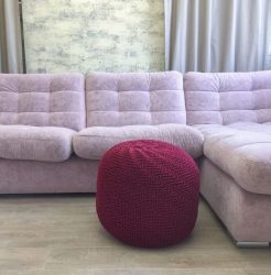 Пуфики для разных комнат как оригинальный предмет интерьера – варианты, советы, 235+ (Фото). Роскошное и практичное дополнение