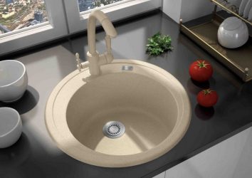 Каменные раковины — Красивое дополнение кухни. 175+(Фото) круглых, квадратных и угловых. Выбираем вместе с нами