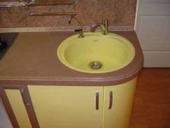 Каменные раковины — Красивое дополнение кухни. 175+(Фото) круглых, квадратных и угловых. Выбираем вместе с нами