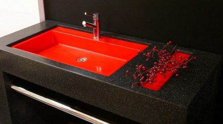 Каменные раковины — Красивое дополнение кухни. 175+(Фото) круглых, квадратных и угловых. Выбираем вместе с нами