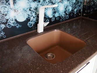 Каменные раковины — Красивое дополнение кухни. 175+(Фото) круглых, квадратных и угловых. Выбираем вместе с нами