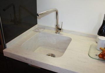 Каменные раковины — Красивое дополнение кухни. 175+(Фото) круглых, квадратных и угловых. Выбираем вместе с нами