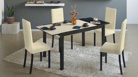 Раскладной кухонный стол (маленький, овальный, стеклянный): Как выбрать? Куда поставить? Как украсить?