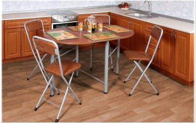 Раскладной кухонный стол (маленький, овальный, стеклянный): Как выбрать? Куда поставить? Как украсить?