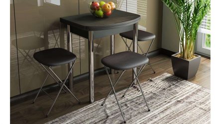 Раскладной кухонный стол (маленький, овальный, стеклянный): Как выбрать? Куда поставить? Как украсить?