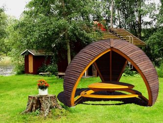 Садовые Беседки своими руками — Красивые варианты (245+ Фото). Как превратить в настоящее украшение? (из дерева, из металла, из поликарбоната)