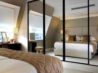 Внутреннее наполнение углового и встроенного шкафа купе в спальню. Самые актуальные и практичные модели + 140 ФОТО