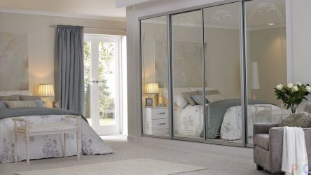 Внутреннее наполнение углового и встроенного шкафа купе в спальню. Самые актуальные и практичные модели + 140 ФОТО