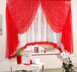 Шторы из органзы — Воздушная красота. 195+ (Фото) комбинированных, коротких, белых вариантов. Секреты правильных покупок