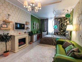 Способы Зонирования комнаты на спальню и гостиную: 195+ Фото Лучших Идей дизайна с примерами